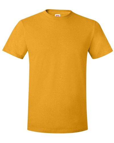 Hanes Perfect-t T-shirt - Yellow
