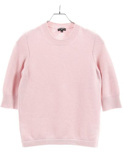 Chanel Knit Cashmere Pink