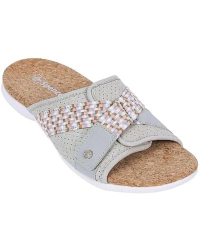 Spenco Bonaire Mercury Sandals - White