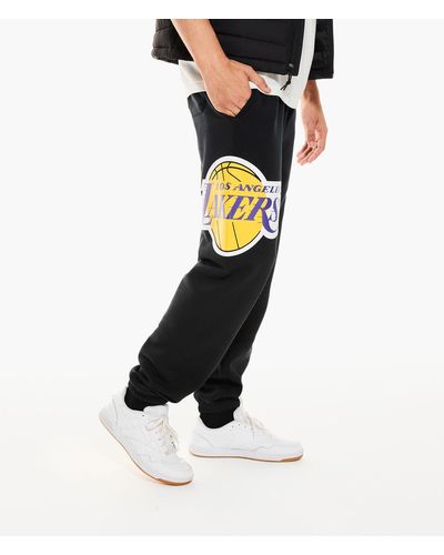 Aeropostale Mens' Los Angeles Lakers Joggers - Black - Size M - Cotton - Teen Fashion & Clothing - Shop Fall Styles