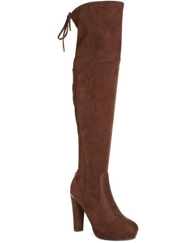 Guess Factory Ladawn Over-the-knee Boots - Brown