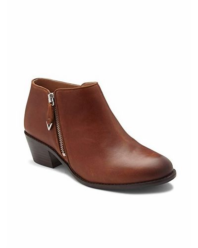 Vionic Joy Jolene Ankle Boot - Medium - Brown