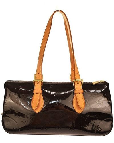 Louis Vuitton Rosewood Patent Leather Shoulder Bag (pre-owned) - Black