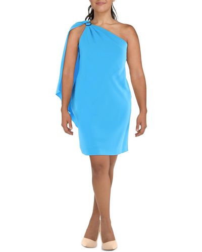 Lauren by Ralph Lauren Semi-formal Knee-length Cocktail And Party Dress - Blue