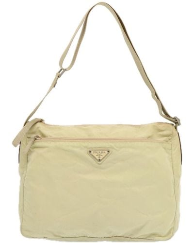 Prada Tessuto Synthetic Shoulder Bag (pre-owned) - Metallic