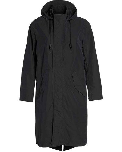 Nike Lab Essentials Black Long Sleeve Full Zip Parka Jacket Small Ntf153
