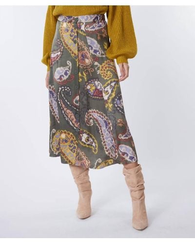 EsQualo Paisley Skirt - Multicolor