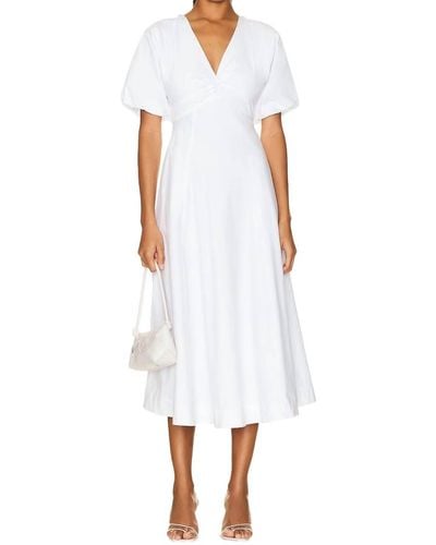 STAUD Finley Dress - White