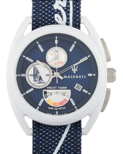 Maserati Trimarano Yacht Timer 41mm Dial Watch R8851132003 - Blue