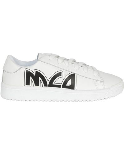 McQ Logo Print Low-top Sneakers - White