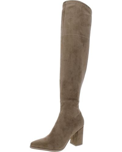 Dolce Vita Faux Suede Lifestyle Knee-high Boots - Brown