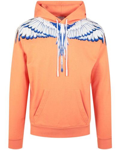 Marcelo Burlon Icon Wings Hoodie - Orange