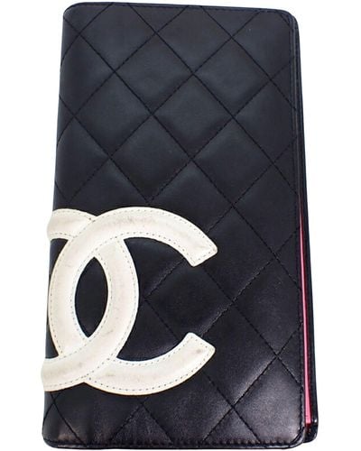 Chanel Cambon Leather Wallet (pre-owned) - Blue