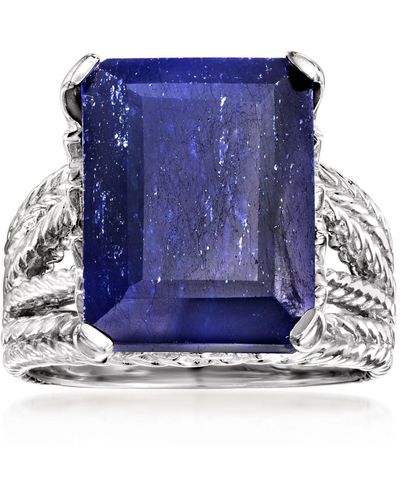 Ross-Simons Sapphire Multi-row Ring - Blue