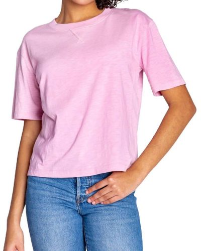 Pj Salvage Back To Basics Tee Shirt Top - Pink