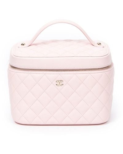 Chanel Cc Timeless Vanity Bag - Pink