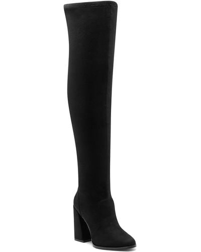 Jessica Simpson Brixten Faux Suede Tall Over-the-knee Boots - Black