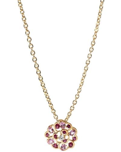 Chanel Fil De Camelia Diamond Necklace - Metallic