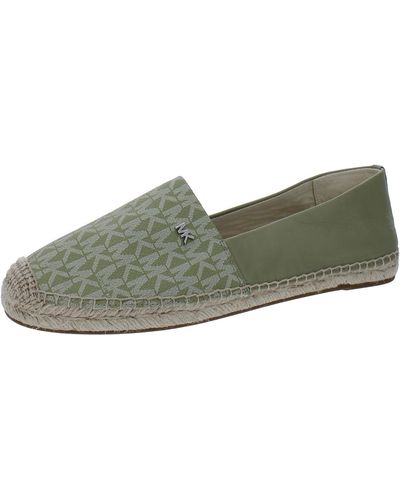 MICHAEL Michael Kors Leather Slip-on Loafers - Green