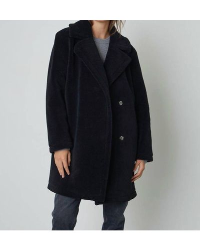 Velvet By Graham & Spencer Christine Sherpa Coat - Black