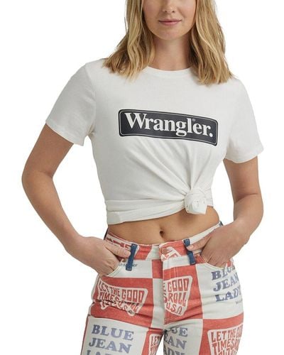 Wrangler Block Logo Regular T-shirt - Gray