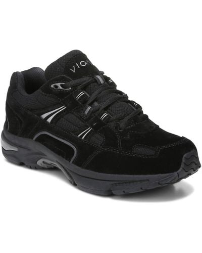 Vionic Walker Classic Shoes - C/d Wide Width - Black