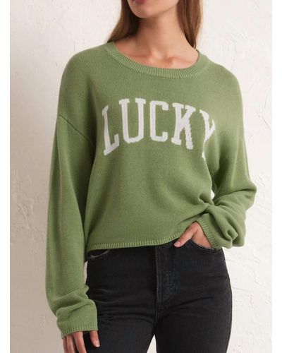 Z Supply Cooper Lucky Sweater - Green