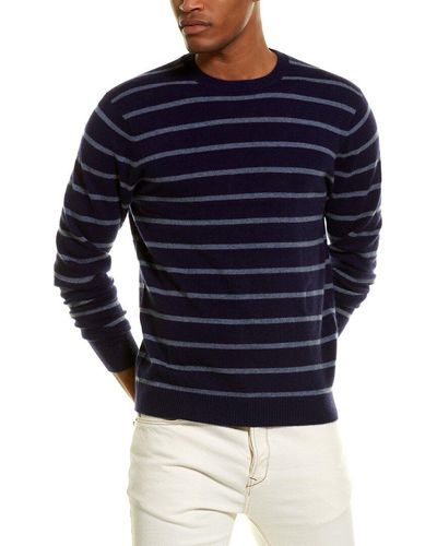 tyler boe Tyler Boe Cashmere Crewneck Sweater - Blue