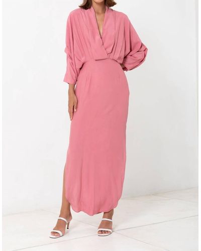 SWF Plunge Dress - Pink