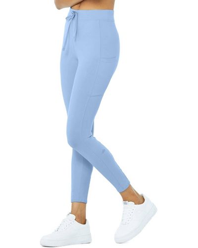 Alo Yoga 7/8 High-waist Checkpoint Legging - Blue