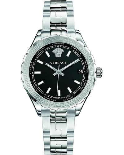 Versace Hellenyium 35mm Quartz Watch - Gray