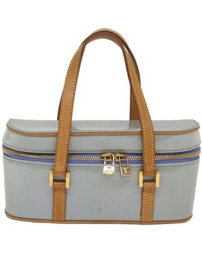 Louis Vuitton Sullivan Patent Leather Clutch Bag (pre-owned) - Blue