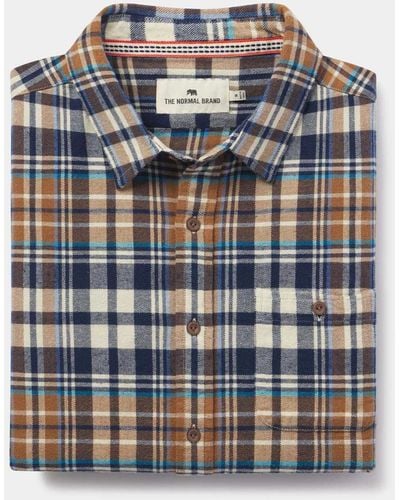 The Normal Brand The Stephen Button Up Shirt - Gray