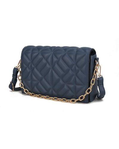 MKF Collection by Mia K Ursula Crossbody Handbag For - Blue
