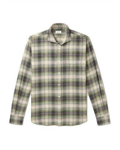 Hartford Paul Flannel Shirt - Green
