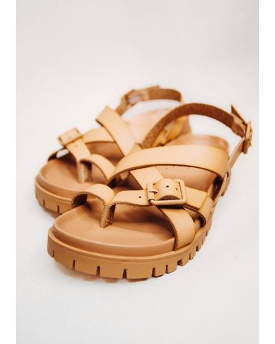 MIA Melinda Woven Sandal - Natural