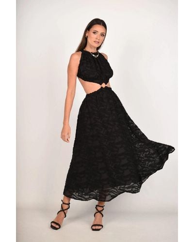 Akalia Out Of Your Reach Maxi Dress - Black