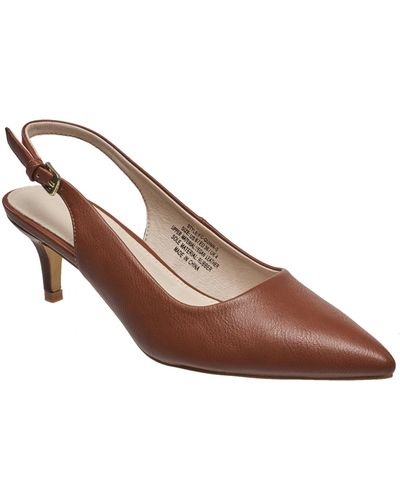 French Connection Quinn Slingback Pumps - Brown