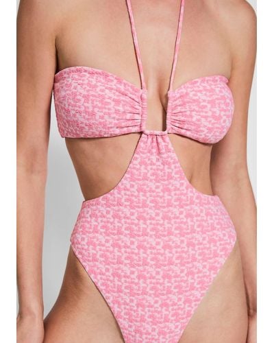 Devon Windsor Romi Full Piece Swimsuit - Pink