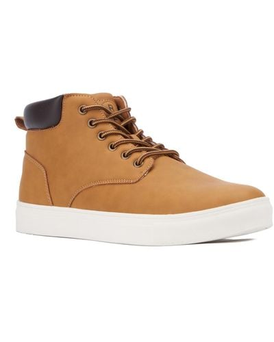 Reserved Footwear Julian High-top Lifestyle Casual And Fashion Sneakers - Brown