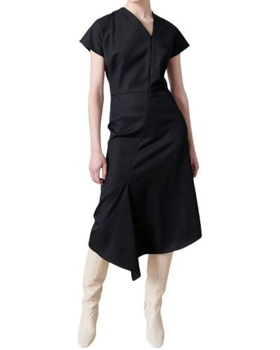 Zero + Maria Cornejo Silent Midi Dress - Black