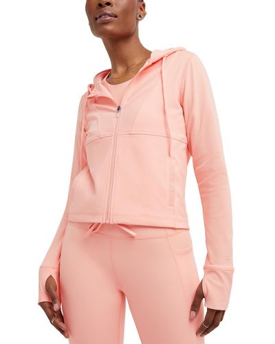 Champion Lightweight Polyester Zip-up Jacket - Pink