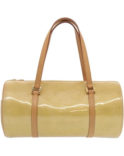 Louis Vuitton Papillon Patent Leather Handbag (pre-owned) - Yellow