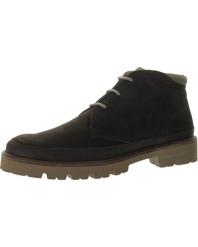 Kenneth Cole Rhode Padded Insole Lace-up Chukka Boots - Black