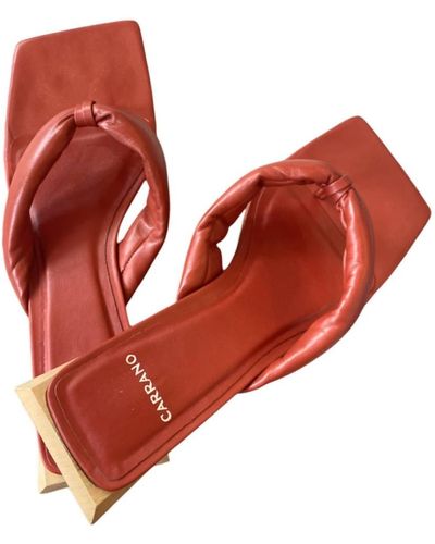 Carrano Thong Sandal - Red