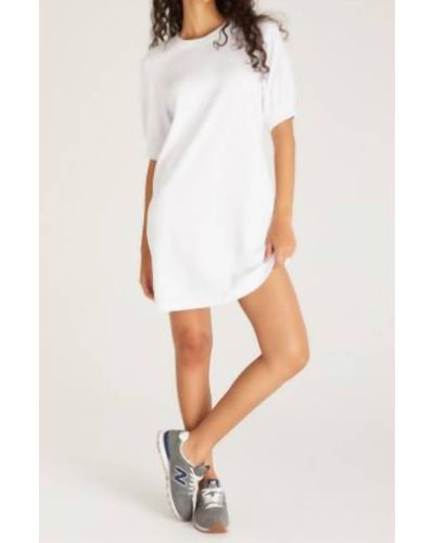 Z Supply Gigi Terry Mini Dress - White