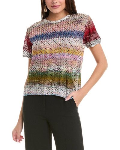 M Missoni Wool-blend Top - Multicolor