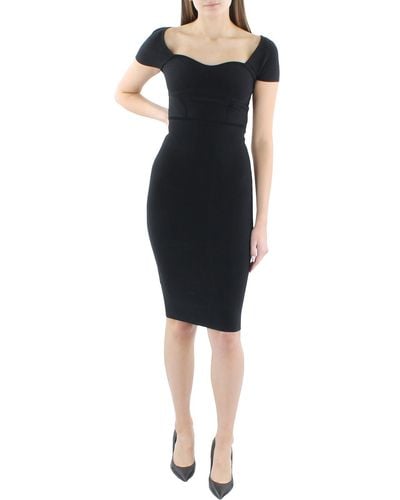 BCBGMAXAZRIA Cut-out Bodycon Cocktail And Party Dress - Black