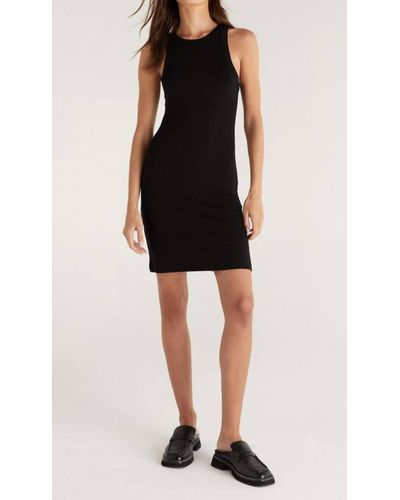 Z Supply Carolina Rib Mini Dress - Black