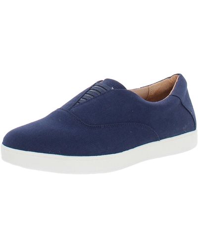LifeStride Emily Canvas Slip-on Casual And Fashion Sneakers - Blue